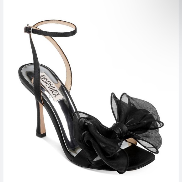 Badgley Mischka Nessie High Heel Sandals in black size 6 - Picture 2 of 13